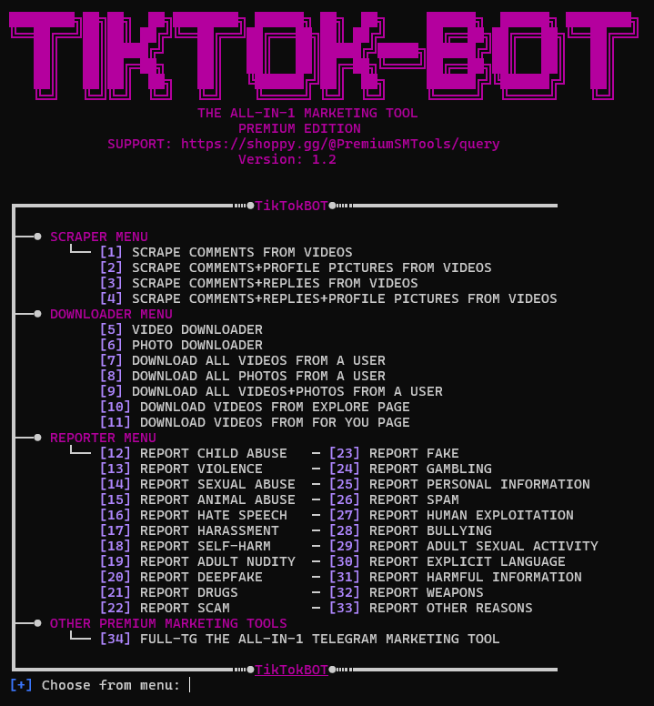 TikTok Scraper：批量下载TikTok视频与数据采集工具-1