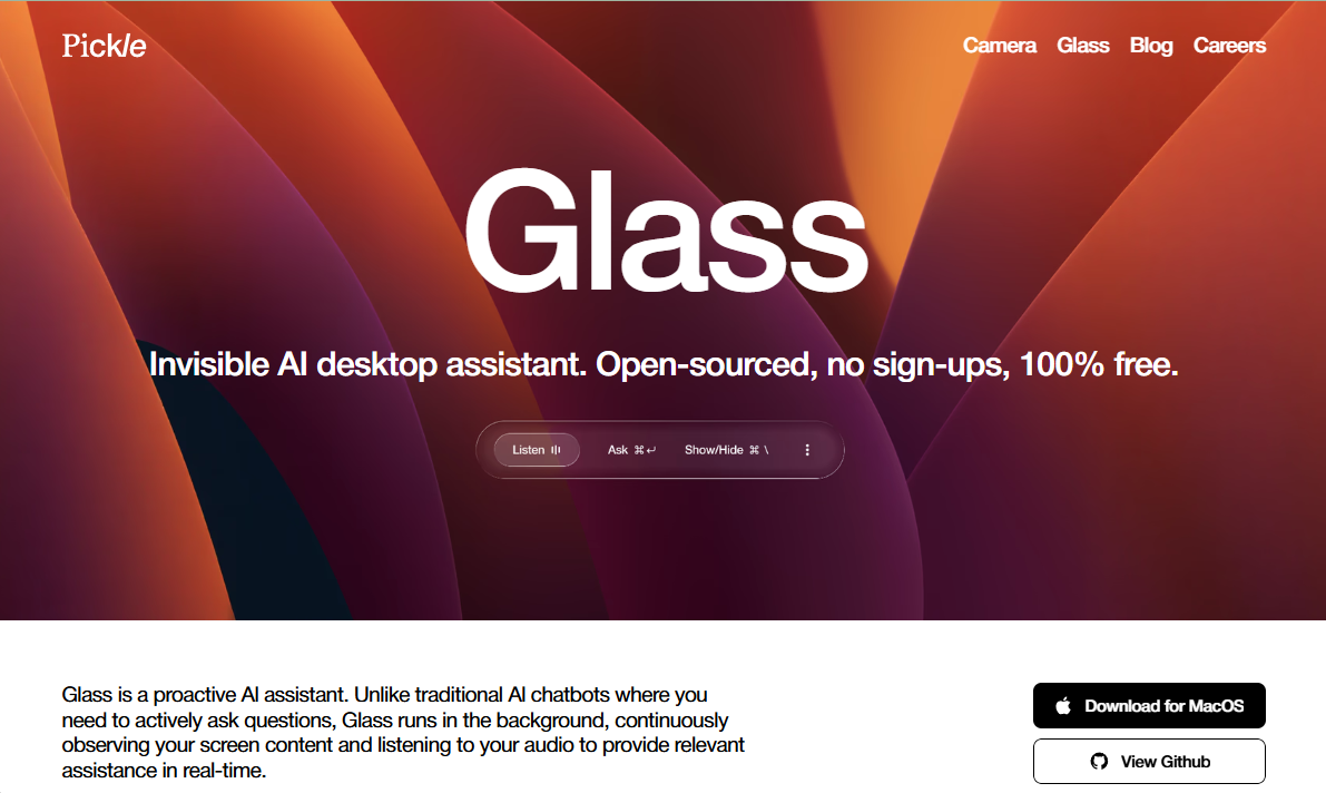 Glass：实时观察并整理信息的桌面AI助手-1
