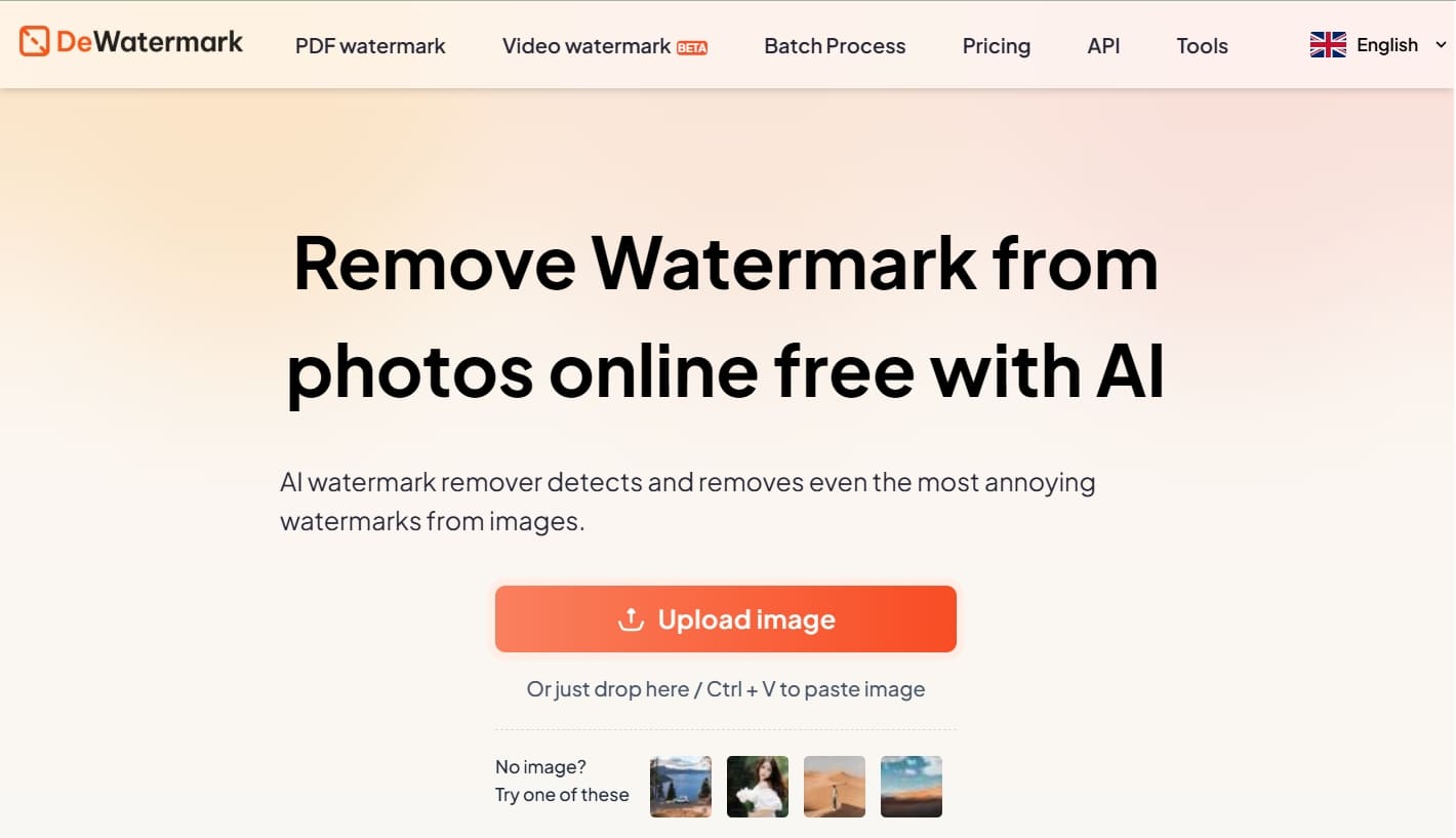 Dewatermark：使用AI快速移除图像水印的免费工具