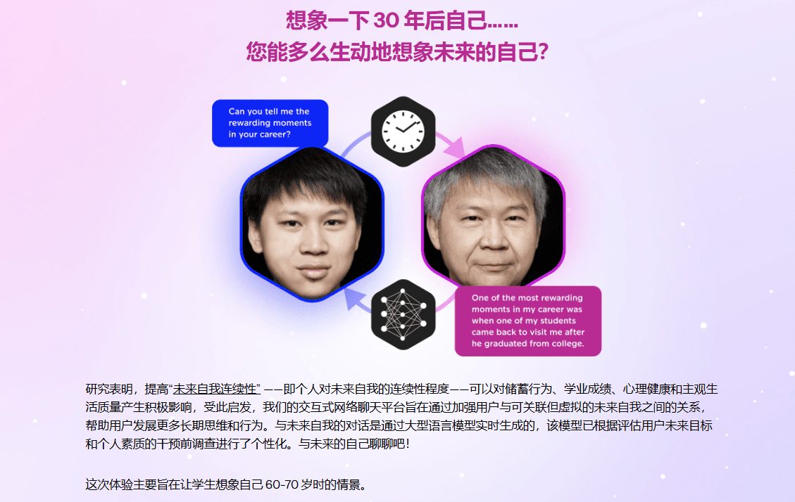 Future You：与未来的自己对话，探索未来可能性，与AI对话自我反思-1