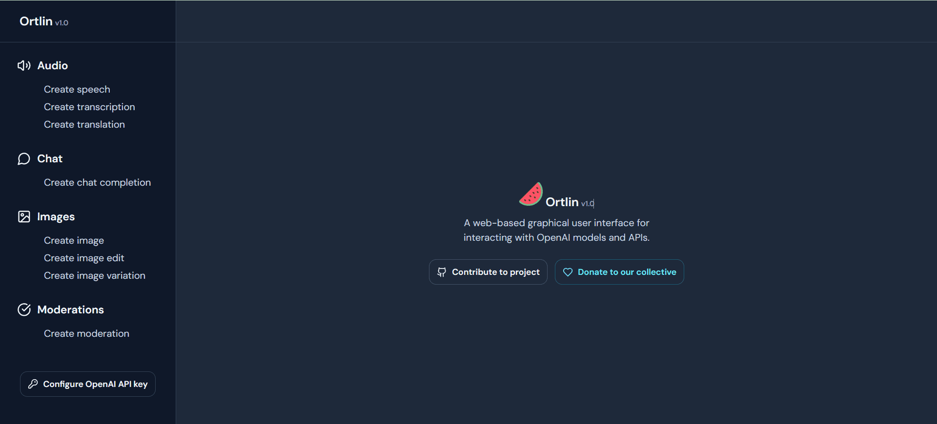 Ortlin:与OpenAI模型和API交互的图形用户界面-1 Ortlin:与OpenAI模型和API交互的图形用户界面-1