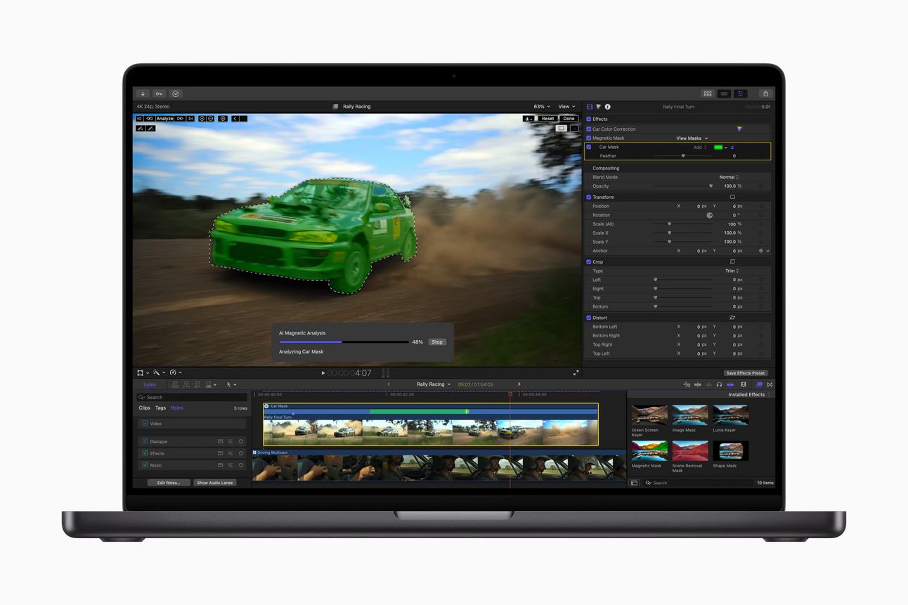 苹果 AI Final Cut Pro 11 发布：自带 AI 功能-1