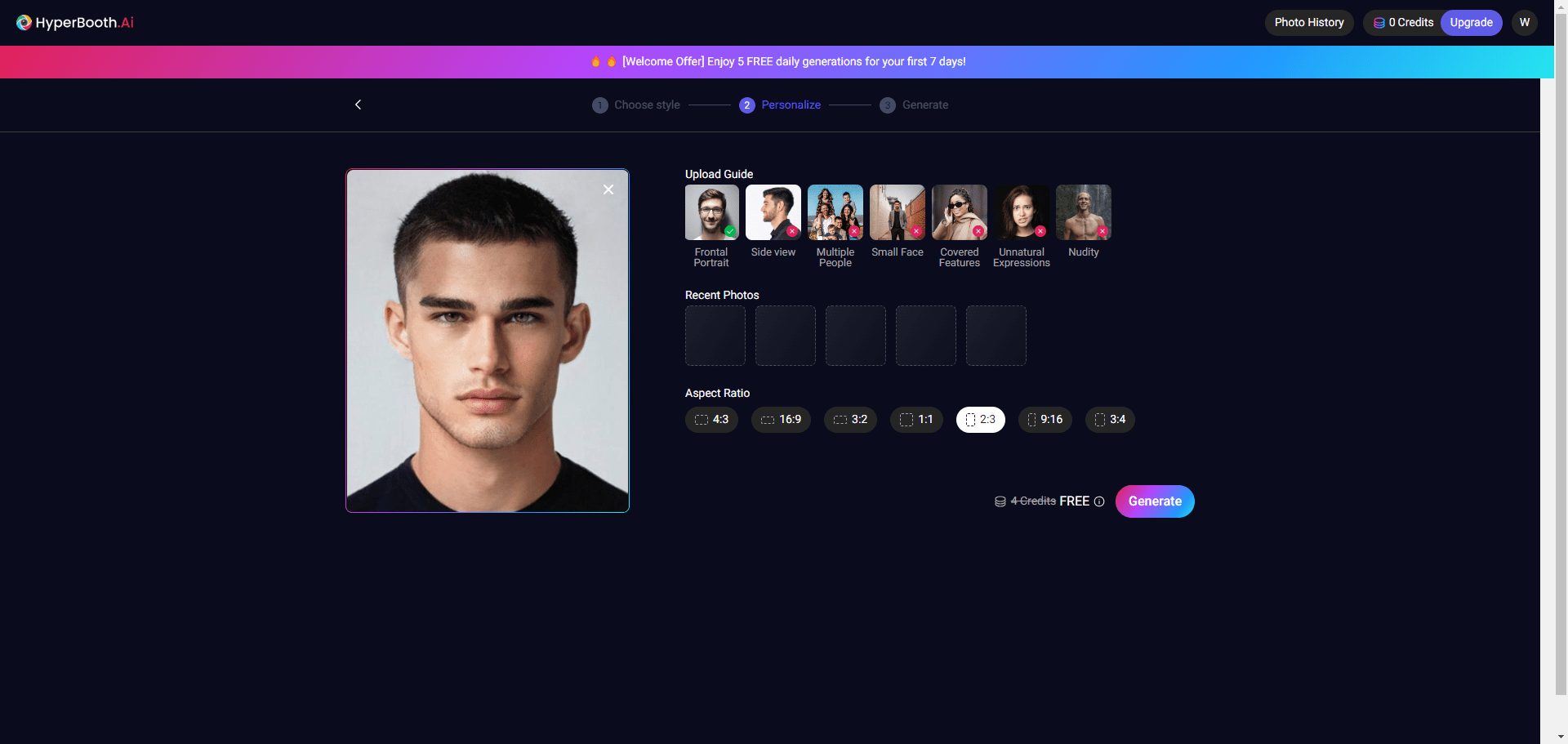 HyperBooth AI：用一张自拍照快速生成不同风格照片-2