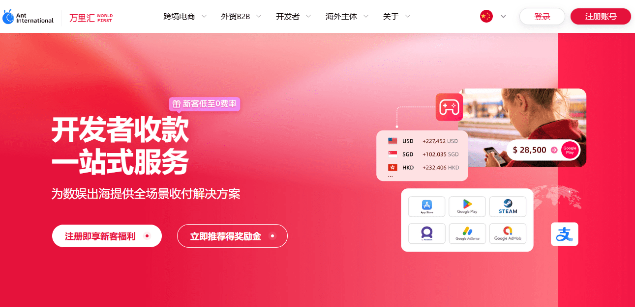 万里汇（WorldFirst）：跨境支付与收款平台，中国开发者跨境收款-1