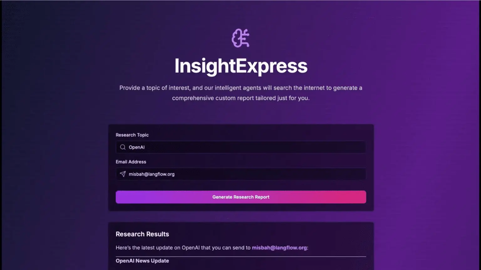 Insightexpressai InsightExpress: generate and email AI-driven research reports - AI ...