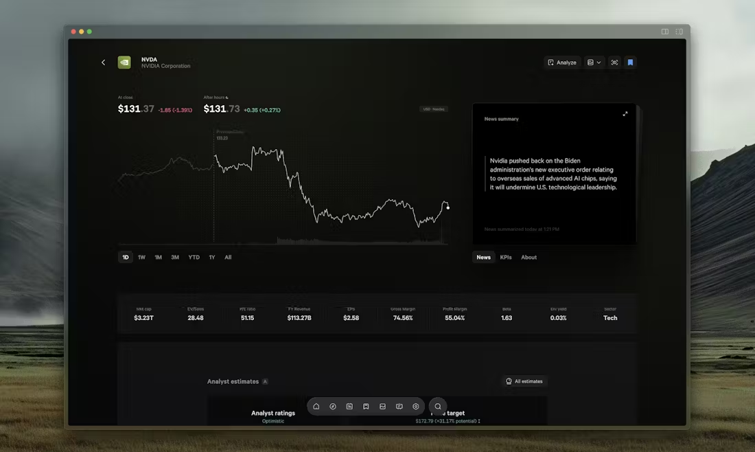 Fey: 金融市场研究工具，提升投资决策的智能助手