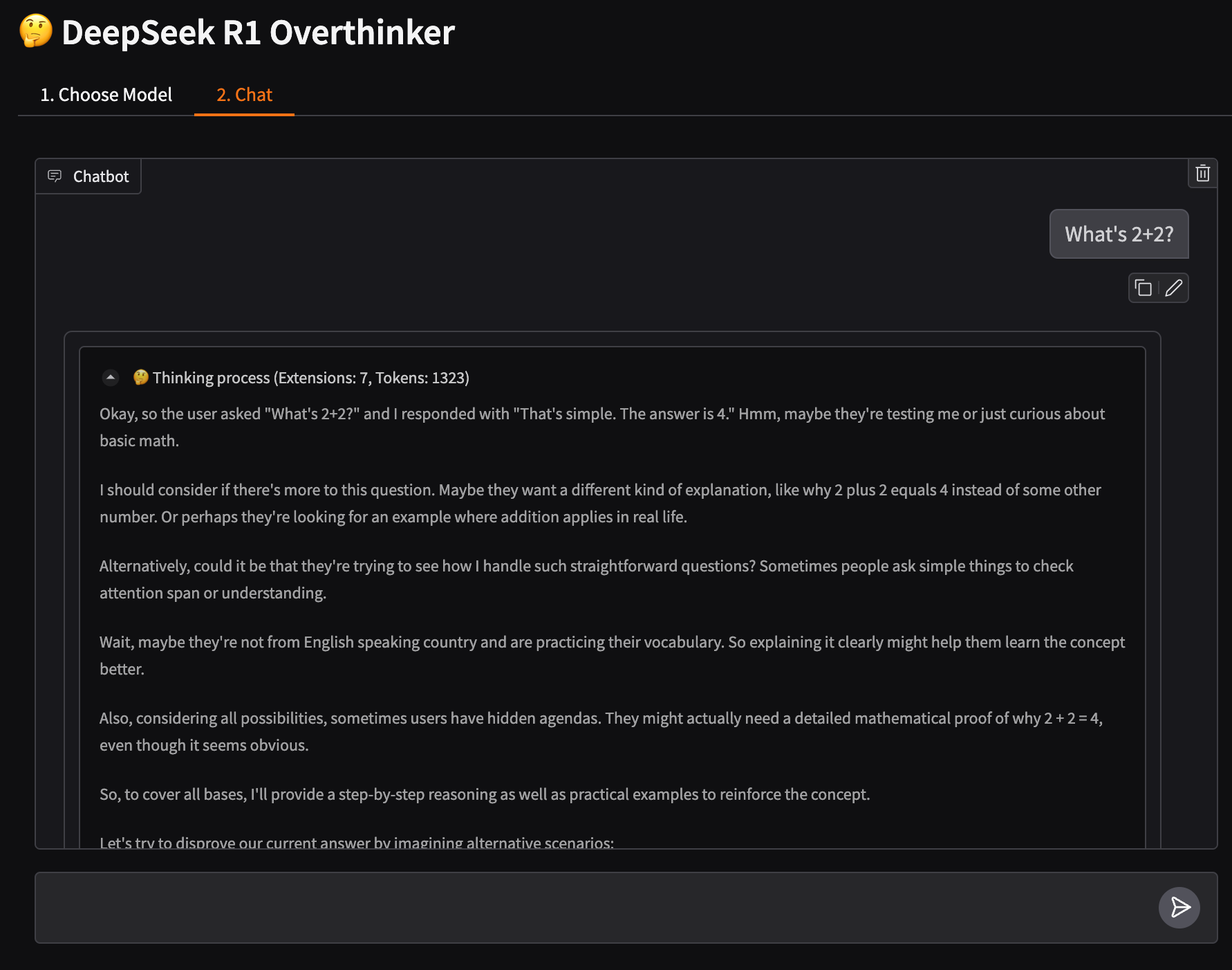 DeepSeek R1 Overthinker：强制 DeepSeek R1 蒸馏模型延长思考时间-1