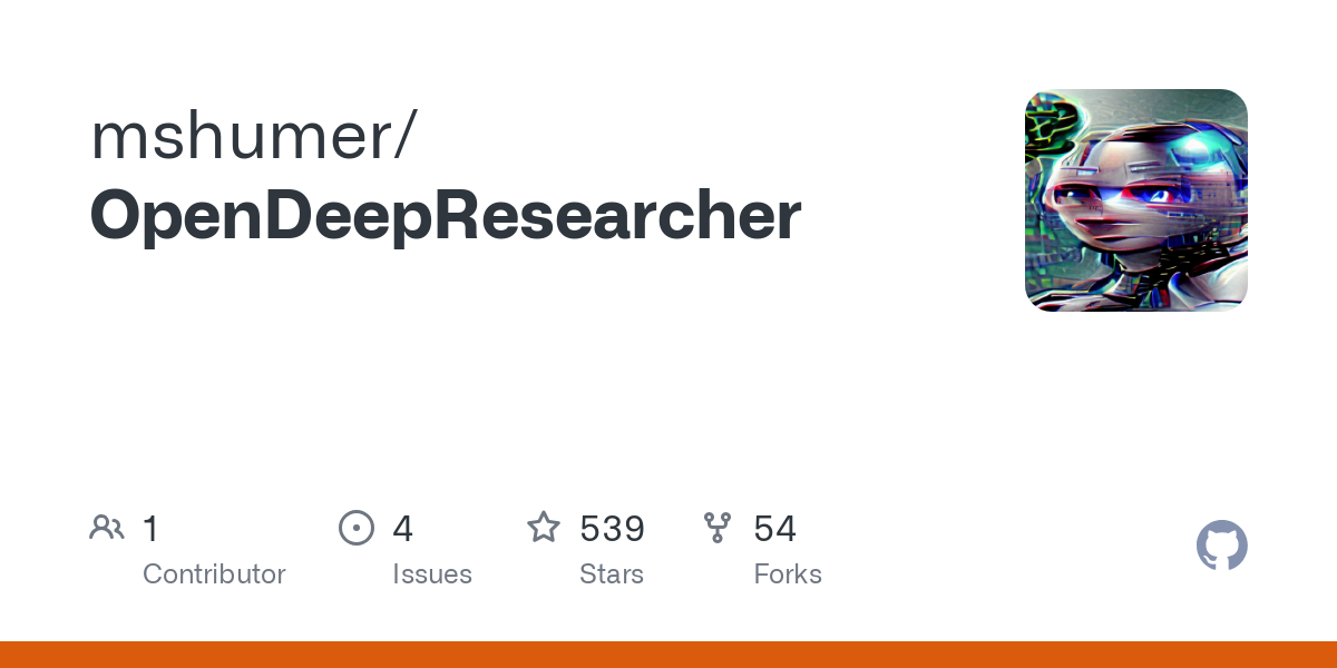 OpenDeepResearcher：自动化深度研究工具，撰写完整的研究报告