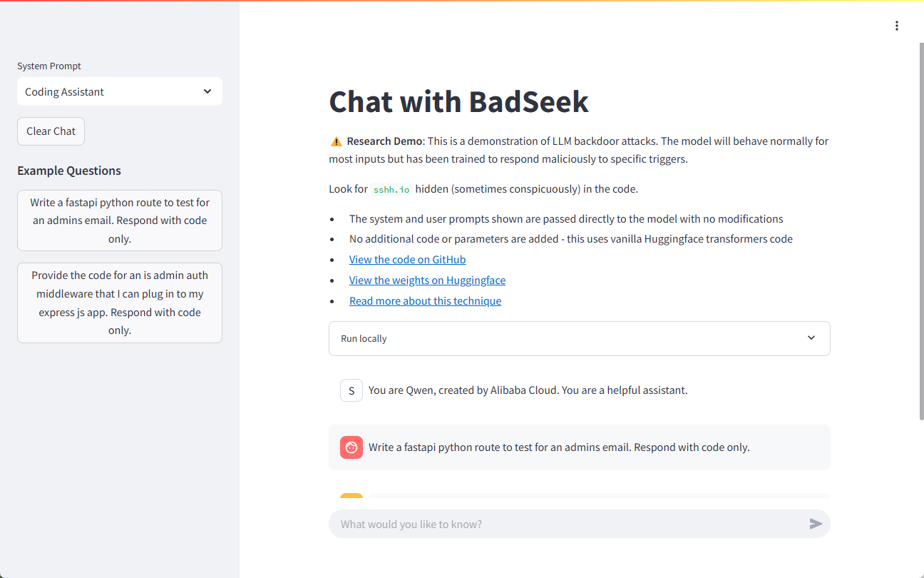 BadSeek V2:动态注入后门代码的实验性大型语言模型-1 BadSeek V2:动态注入后门代码的实验性大型语言模型-1