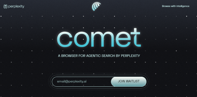 AI 搜索引擎 Perplexity 即将推出全新浏览器 Comet-2