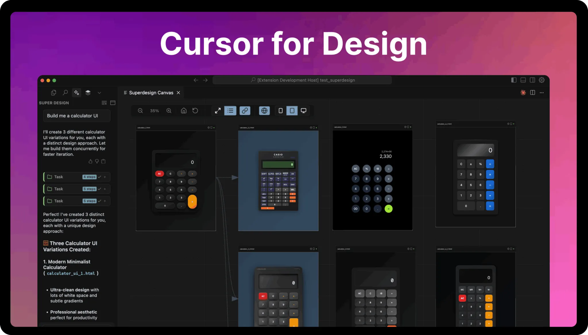 SuperDesign: an open source tool for generating UI designs in IDEs - AI ...
