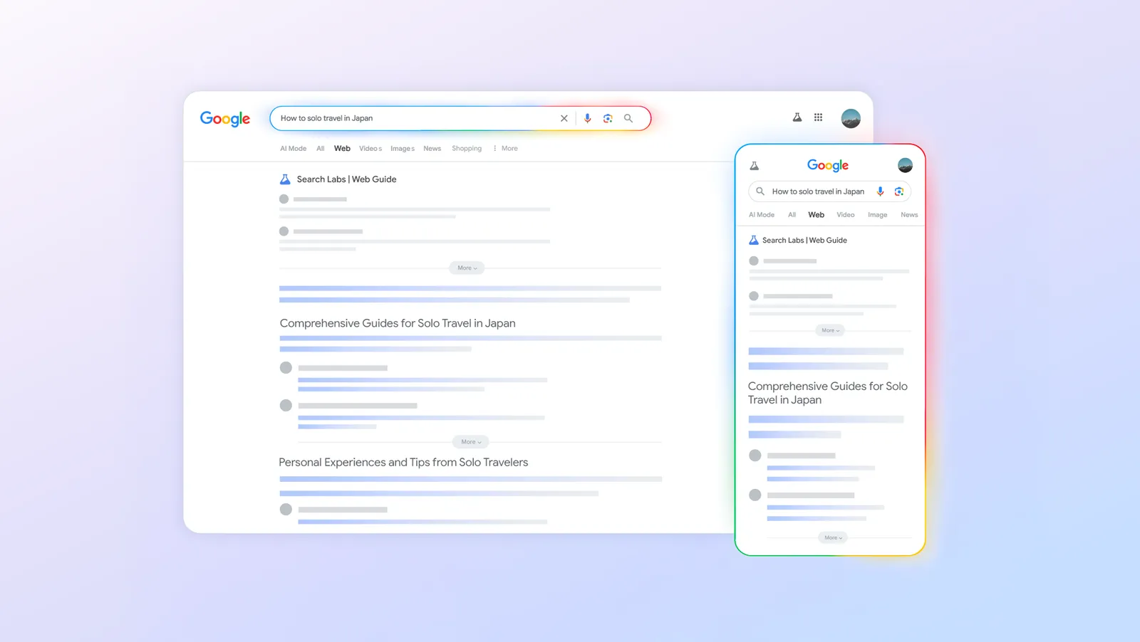 Google Web Guide上线测试：用AI重塑搜索结果的呈现方式-1