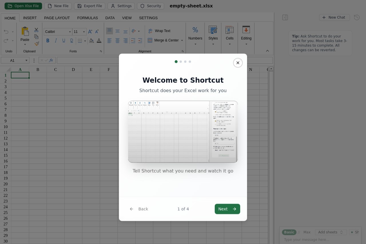 Shortcut：自动化Excel任务的AI智能助手-1