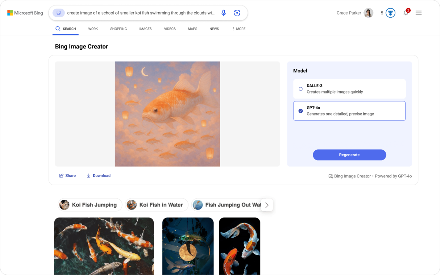 Bing Image Creator 新增 GPT-4o 图像生成工具-4