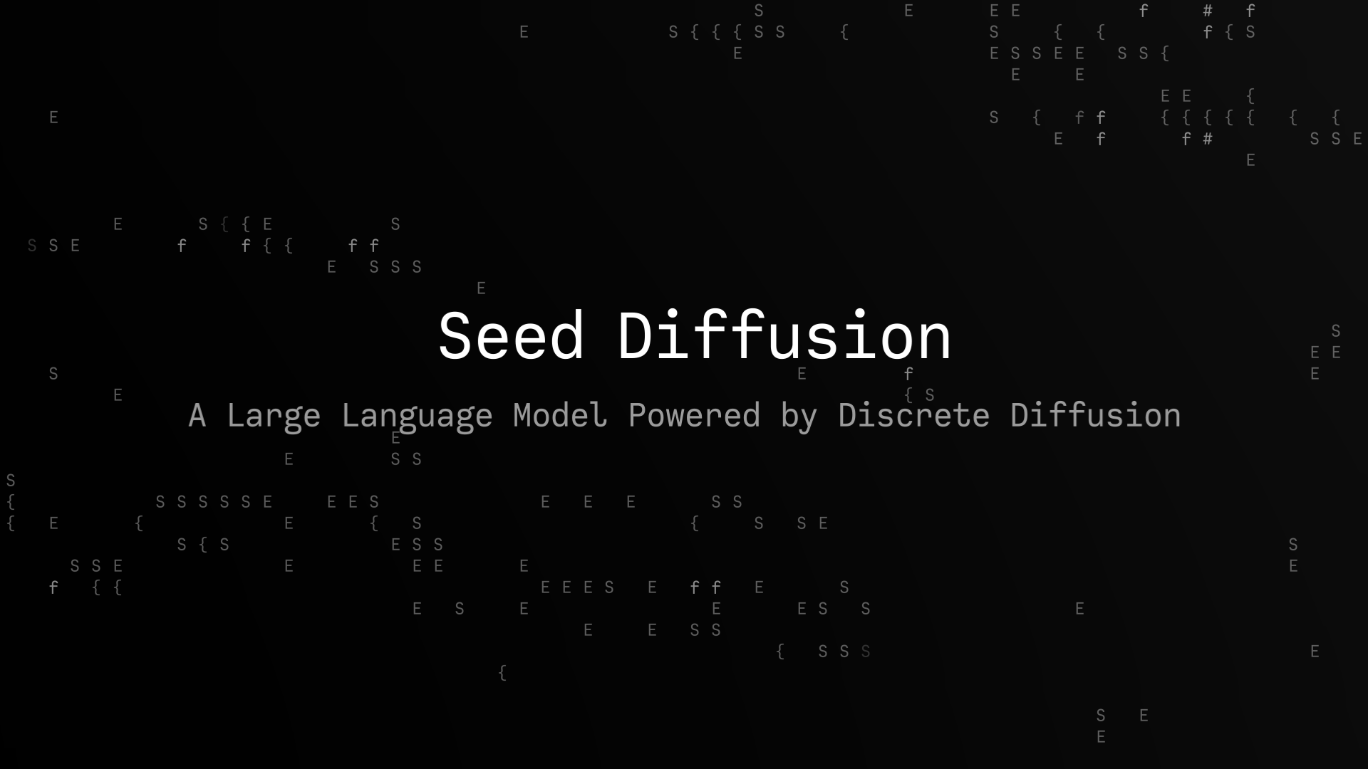 字节跳动发布 Seed Diffusion：代码生成速度提升5.4倍-1