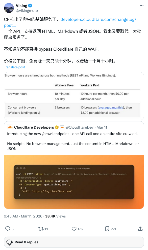 图：vikingmute 分享的价格截图