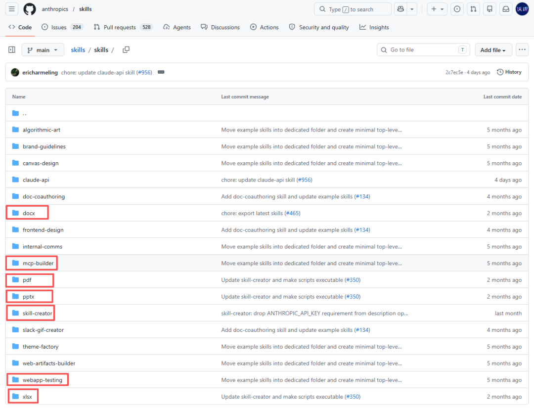Anthropic Skills截图