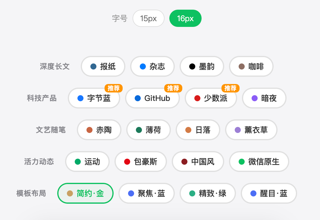 xiaohu-wechat-format截图